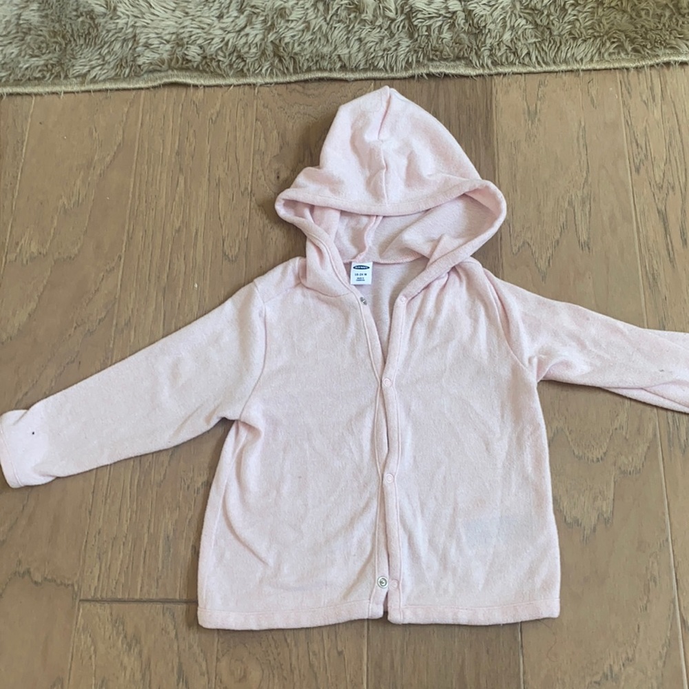 Old Navy, 18-24M, pink, light cardigan